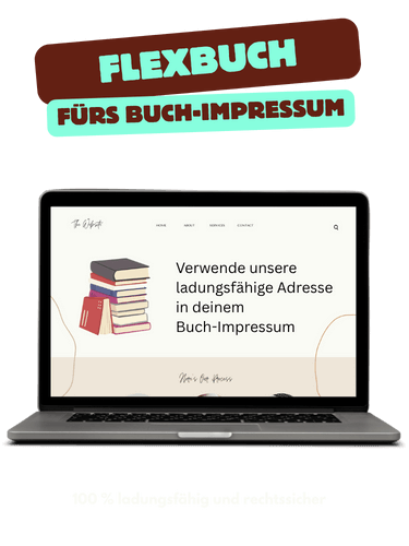 Ladungsfähige Adresse für dein Buchimpressum