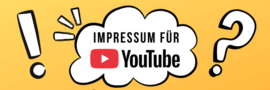 Impressum für YouTube
