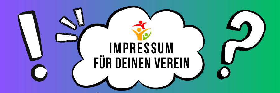 Impressum für deinen Verein