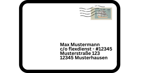 Musterbeispiel c/o für die gewerbliche Nutzung